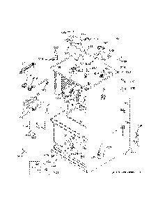 Case parts Diagram and Parts List for GWE23GMNBES  General Electric Refrigerator