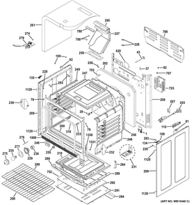 Part Location Diagram of 31-10998 GE Installation instructions