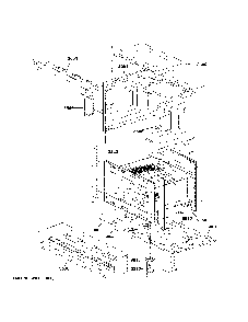 Oven cavity parts Diagram and Parts List for ZSB9132N2SS  General Electric Microwave