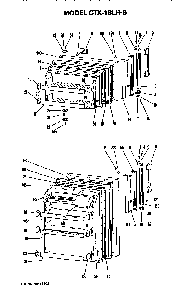 Doors Diagram and Parts List for CTX18LHB  Hotpoint Refrigerator