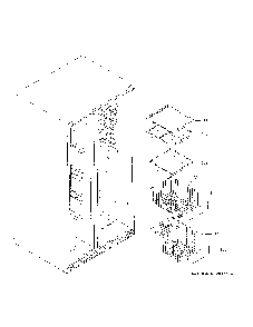 Freezer Shelves Diagram and Parts List for GZS22IENXHDS  General Electric Refrigerator