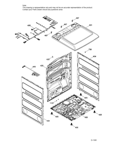 STRUCTURE Diagram and Parts List for GTD65EBMK0DG  General Electric Dryer