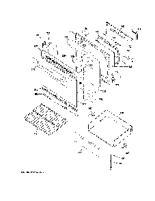 Door And Drawer Parts Diagram and Parts List for JB256DM3BB  General Electric Range