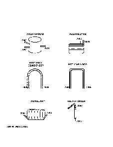 Lokring Connectors Diagram and Parts List for GIE21GSHFSS  General Electric Refrigerator