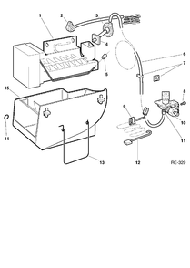 Part Location Diagram of WR2X9142 GE CLAMP