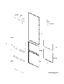 Doors Diagram and Parts List for GLE12HSPARSS  General Electric Refrigerator