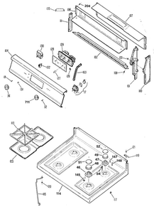 Part Location Diagram of WB2X3152 GE DISCONTINUED