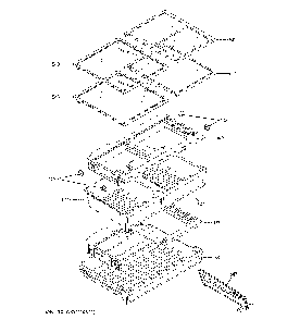 Fresh food shelves Diagram and Parts List for GFE26JGMNFBB  General Electric Refrigerator
