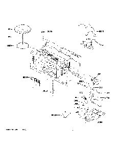 Interior Parts Diagram and Parts List for CVM721M2N8S5  General Electric Microwave