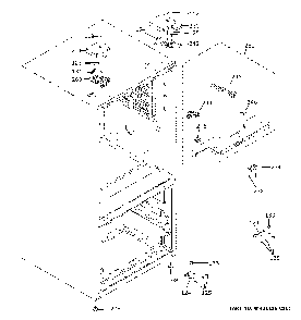 Case Parts Diagram and Parts List for GNE25JYKBFFS  General Electric Refrigerator