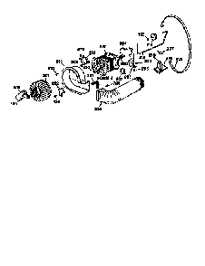 Blower And Drive Assembly Diagram and Parts List for DBLR333T0WW  General Electric Dryer