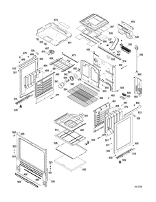 Part Location Diagram of WS01L00899 GE COVER DUCT