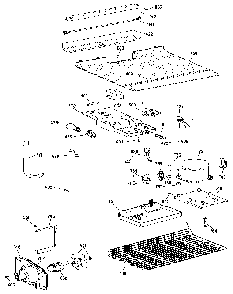 Unit Parts Diagram and Parts List for TBX14SPB  General Electric Refrigerator