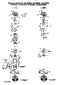 1 And 2 Speed Motor Assembly Diagram and Parts List for WLW3600PD  Hotpoint Washer