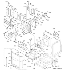 Motor, Heater & Base Pan Parts Diagram and Parts List for AZ85H18DACM3  General Electric Air Conditioner