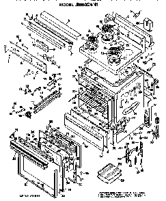 Part Location Diagram of WB24X220 GE Switch