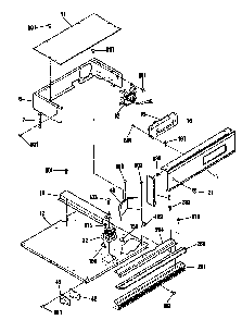 Control Panel Diagram and Parts List for JGRP17WEP2WW  General Electric Wall Oven