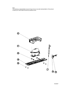 Part Location Diagram of WG03L06746 GE BOTTOM HINGE RIGHT