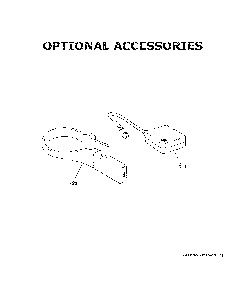 Optional Accessories Diagram and Parts List for CHS90XP2M2S1  General Electric Range