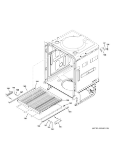 Body Parts Diagram and Parts List for GDT590SMJ7ES  General Electric Dishwasher