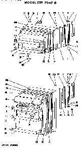 Doors Diagram and Parts List for CTF23HFB  Hotpoint Refrigerator
