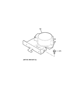 Door Lock Diagram and Parts List for PHB920SF2SS  General Electric Range