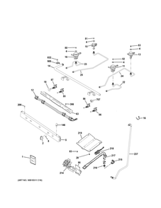 Part Location Diagram of WB28X39146 GE LP CONVERSION KIT