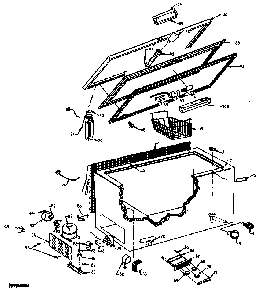 Part Location Diagram of WR5X66 GE DISCONTINUED