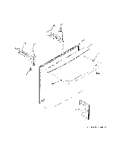 Freezer Door Diagram and Parts List for GWE19JGLWFBB  General Electric Refrigerator