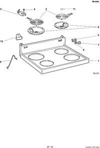 Part Location Diagram of WB24M176 GE SWITCH OVEN