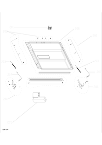 Part Location Diagram of WG04F10258 GE CONTROL PANEL