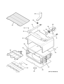 UPPER OVEN Diagram and Parts List for JCB865SJ4SS  General Electric Range