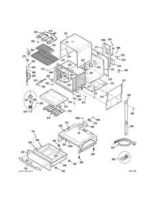 Body Parts Diagram and Parts List for MBC12GAZWW  General Electric Range