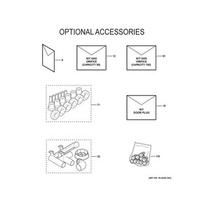 Optional Accessories 2 Diagram and Parts List for NF95X080S4C03  General Electric Furnace