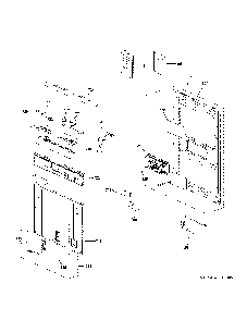 Escutcheon And Door Assembly Diagram and Parts List for GDT226SIL0II  General Electric Dishwasher