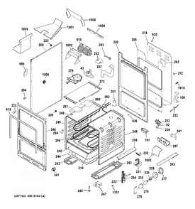 Part Location Diagram of WB02X29110 GE Leveling Leg