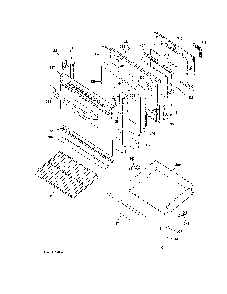 Door & drawer parts Diagram and Parts List for JB256DM2WW  General Electric Range