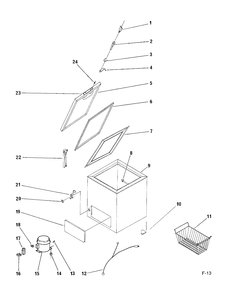 Part Location Diagram of 156600-18 GE HANDLE