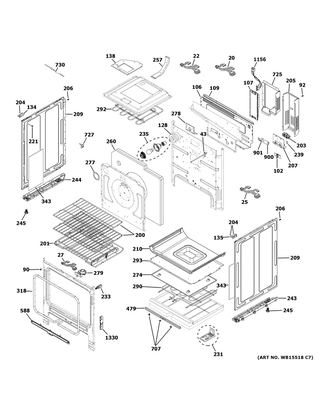 Part Location Diagram of WB34X28915 GE VENT