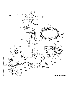 Motor, sump & filter assembly Diagram and Parts List for CDT875M5N2S5  General Electric Dishwasher
