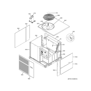 Part Location Diagram of 27U21 GE COMPRESSOR YPH036KAA (LG)