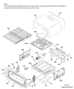 Part Location Diagram of WS01L09388 GE OVEN SIDE