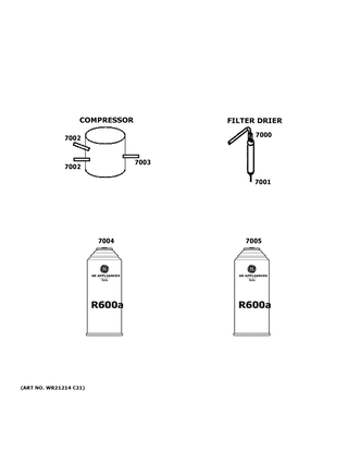 Part Location Diagram of WR97X10085 GE 