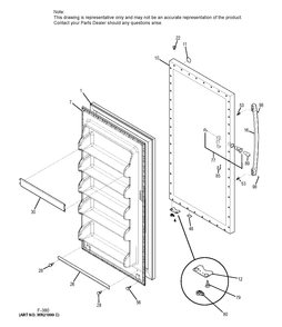Part Location Diagram of WG03F03240 GE LIGHT BULB