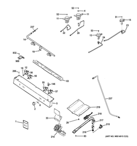 Part Location Diagram of 31-11029 GE Installation instructions