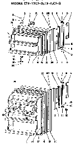 Doors Diagram and Parts List for CTF17CFF  Hotpoint Refrigerator