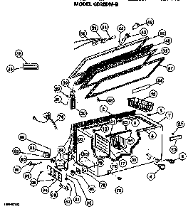 Part Location Diagram of WR5X87 GE LOCK