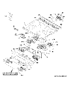 Gas And Burner Parts Diagram and Parts List for CES700P4M2W2  General Electric Range