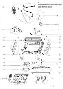 BODY PARTS 2 Diagram and Parts List for PDT660SGF1BB  General Electric Dishwasher