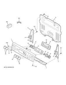 Part Location Diagram of WB18X29570 GE INFINITE HARNESS WIRE